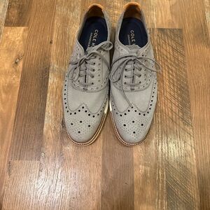 Cole Haan Light Gray Men's Oxfords